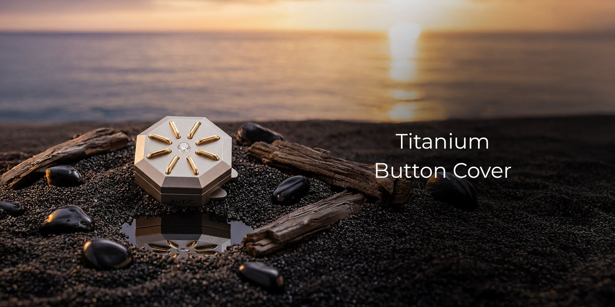 AuTiC Titanium Button Cover